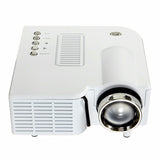 Black/White LCD Mini LED Video Projector 1080P Home Cinema Theater AV/VGA/USB/SD/HDMI  EU/US PLUG New Arrival