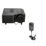 Black/White LCD Mini LED Video Projector 1080P Home Cinema Theater AV/VGA/USB/SD/HDMI  EU/US PLUG New Arrival