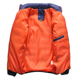 Solid Outwear Down Jackets Windproof Stand Collar Zipper Cozy Cotton Jacket Casual Coat
