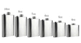 6 Sizes 4oz-10oz Stainless Steel Pocket Hip Flask