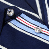 High Quality Striped High Quality Slim Casual Polo T-shirt
