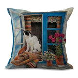 Lazy Cat Pillow Case