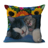 Lazy Cat Pillow Case