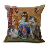 Lazy Cat Pillow Case