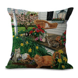 Lazy Cat Pillow Case