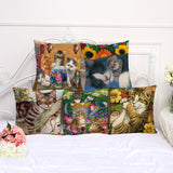 Lazy Cat Pillow Case