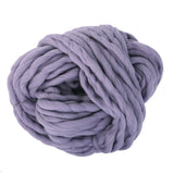 20 Colors Soft Wool Roving Bulky Thick Big Yarn Spinning Hand Knitting Thread