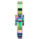 Tri Fidget Spinner Metal Rainbow EDC Hand Spinner Triangle Crabs