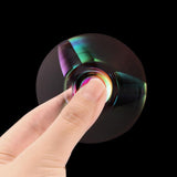 Tri Fidget Spinner Metal Rainbow EDC Hand Spinner Triangle Crabs