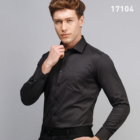 Men's Long Sleeve Formal Office Shirt