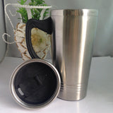 Stainless Steel Double Wall Tumbler with Handle