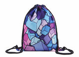 Solid geometry Women Drawstring Backpack 3D print design