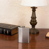 8 oz Hip Flask Mirror Polished Stainless Steel