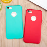 Candy Color Soft TPU Silicon Phone Cases For iphone