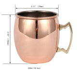 Moscow Mule Mug Drum- copper plated