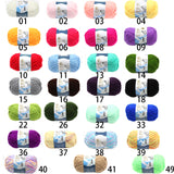 Soft Cotton Baby Wool Yarn for Knitting/Crochet