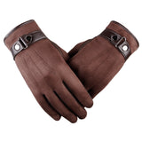 Hot Selling Warm Leather Gloves Top Quality Touch Screen Gloves for Men. Casual Cycling Gloves Autumn Winter Style