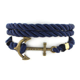 DIY Rope Anchor Bracelet with Hook for both Men and Women