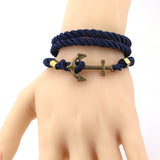 DIY Rope Anchor Bracelet with Hook for both Men and Women