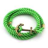 DIY Rope Anchor Bracelet with Hook for both Men and Women