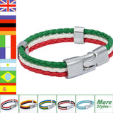 World Cup National Flags Bracelets