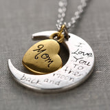 Moon & Heart Shape Necklace