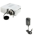 Black/White LCD Mini LED Video Projector 1080P Home Cinema Theater AV/VGA/USB/SD/HDMI  EU/US PLUG New Arrival