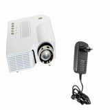 Black/White LCD Mini LED Video Projector 1080P Home Cinema Theater AV/VGA/USB/SD/HDMI  EU/US PLUG New Arrival