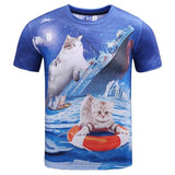 Mr.1991 INC Cats T-shirt 3d Print