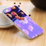 Modern Blue Ray Light Clear Mobile Phone Case