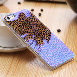 Modern Blue Ray Light Clear Mobile Phone Case