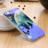 Modern Blue Ray Light Clear Mobile Phone Case