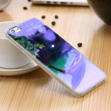 Modern Blue Ray Light Clear Mobile Phone Case