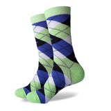 Colorful ARGYLE SOCK fun men's Cotton Socks