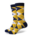 Colorful ARGYLE SOCK fun men's Cotton Socks