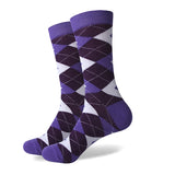 Colorful ARGYLE SOCK fun men's Cotton Socks