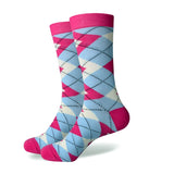 Colorful ARGYLE SOCK fun men's Cotton Socks