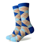 Colorful ARGYLE SOCK fun men's Cotton Socks