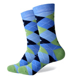 Colorful ARGYLE SOCK fun men's Cotton Socks