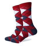 Colorful ARGYLE SOCK fun men's Cotton Socks