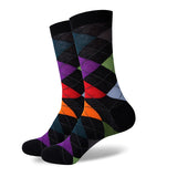 Colorful ARGYLE SOCK fun men's Cotton Socks