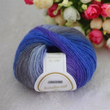 50g/ball Chunky Hand-woven Rainbow color Knitting Yarn