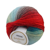 50g/ball Chunky Hand-woven Rainbow color Knitting Yarn