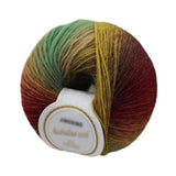 50g/ball Chunky Hand-woven Rainbow color Knitting Yarn