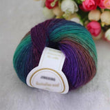 50g/ball Chunky Hand-woven Rainbow color Knitting Yarn