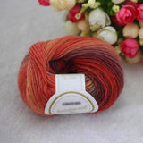 50g/ball Chunky Hand-woven Rainbow color Knitting Yarn