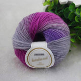 50g/ball Chunky Hand-woven Rainbow color Knitting Yarn