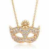 Vintage Fox Mask Necklace