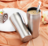 High Quality Double Wall 430ml Stainless Steel Beer and Coffee Mug