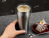 High Quality Double Wall 430ml Stainless Steel Beer and Coffee Mug